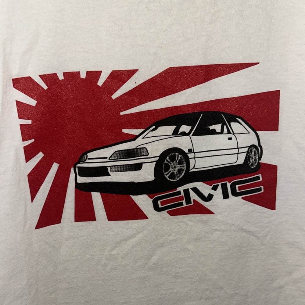 Honda Civic JDM car enthusiast tee shirt
